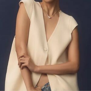 Anthropologie Willa oversized sweater vest